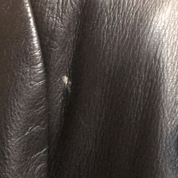 🚨B2G1 WILSON LEATHER Black Lined Leather Coat Jacket - Picture 10 of 15